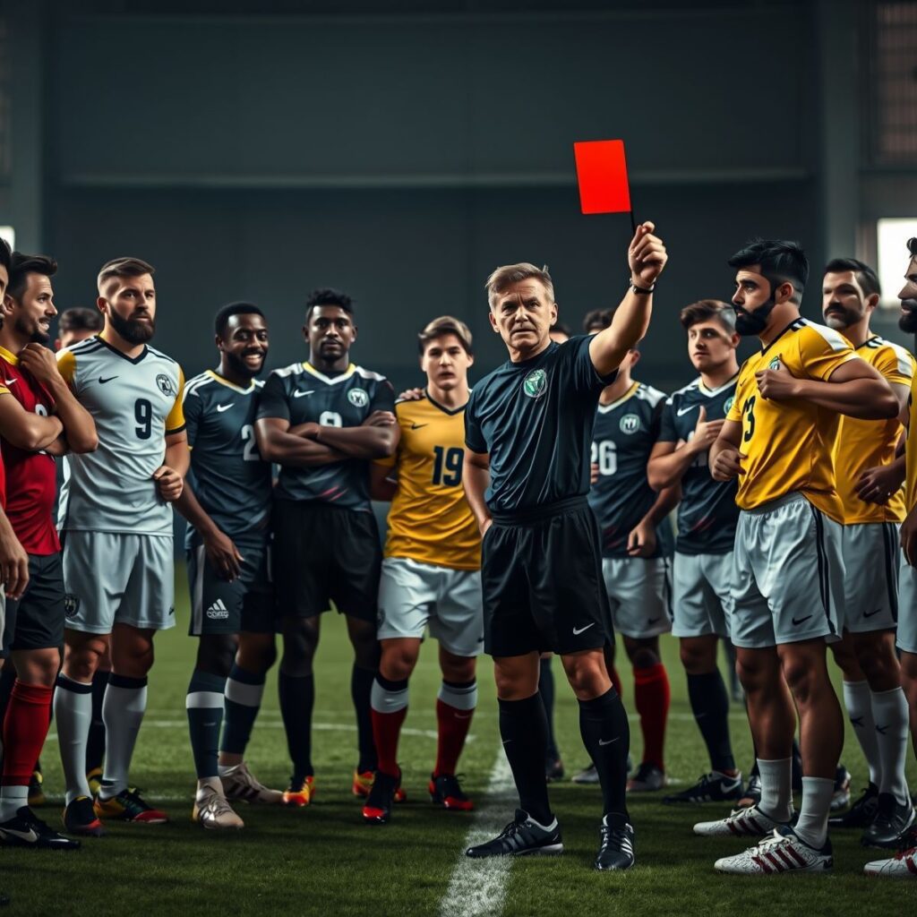 Maior número de cartões em uma partida: Curiosidades do Futebol