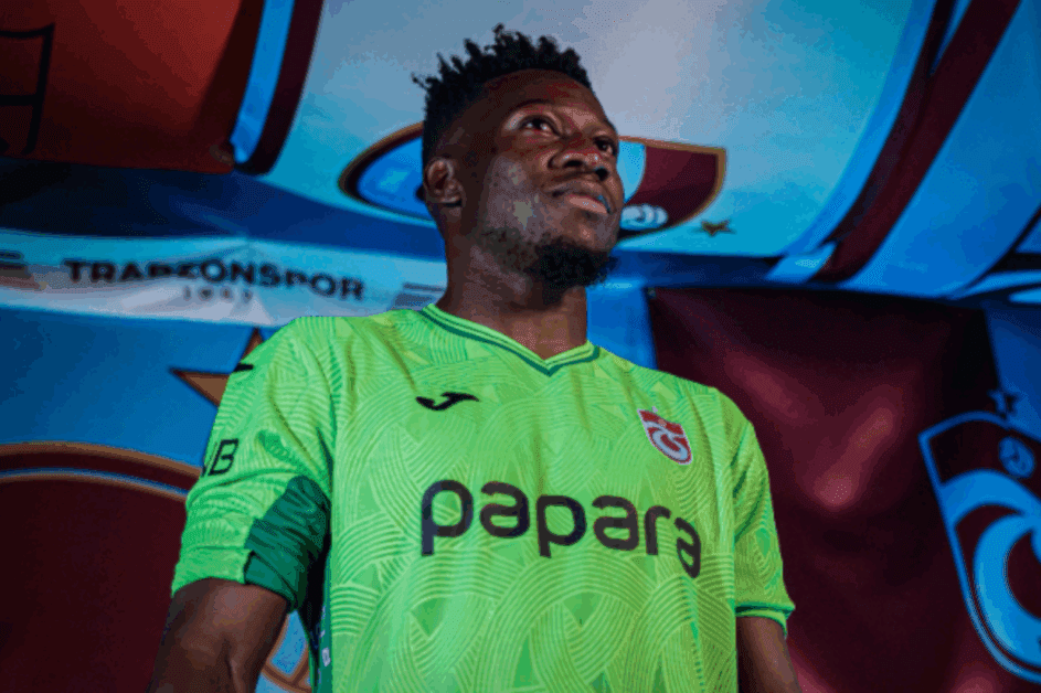 Trabzonspor anuncia a contratação de Andre Onana